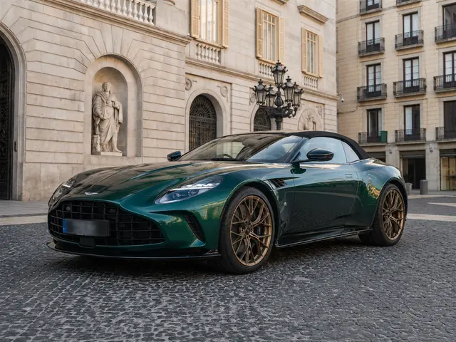 Aston Martin Vantage V8 Spider 2026 — Barcelona Luxury Car Rental, Barcelona