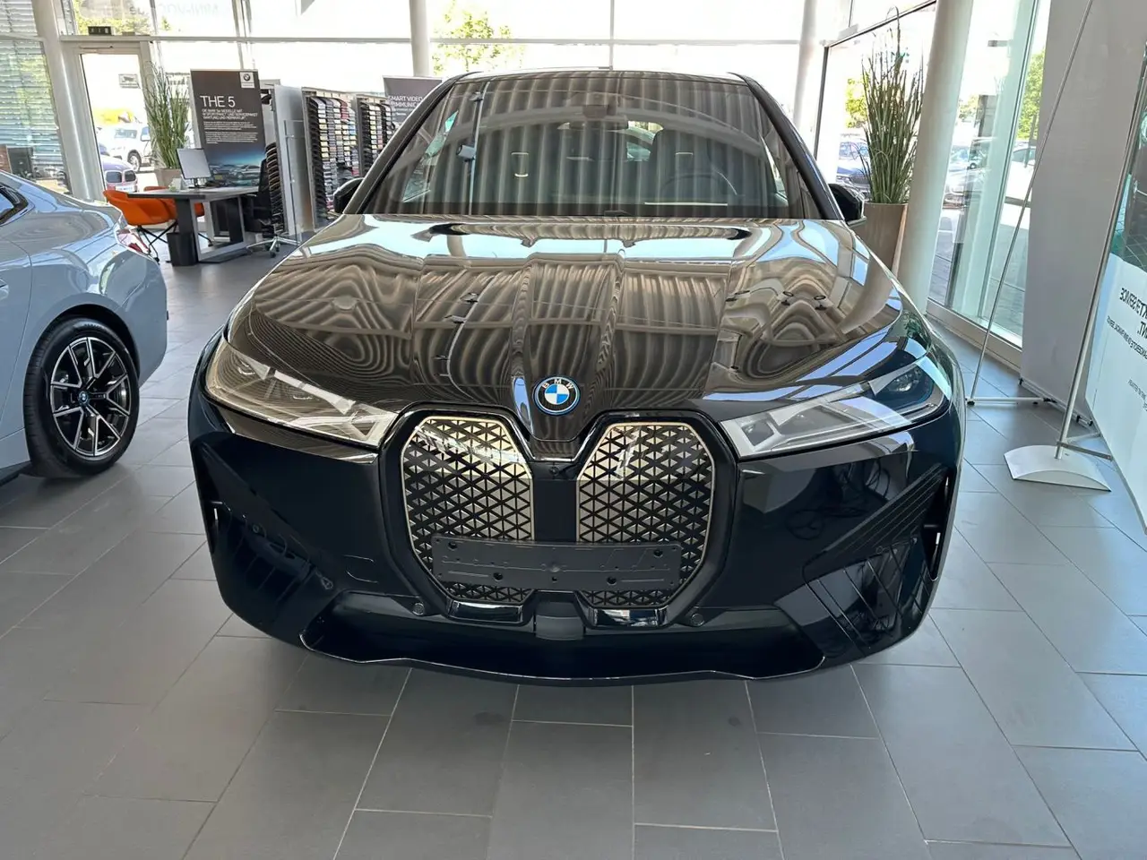 BMW IX M60 2023, front view — Barcelona Luxury Car Rental, Barcelona. The BMW iX M60 brings 619 hp to a fully electric SUV body, and the difference is…