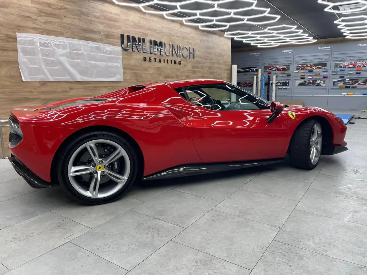 Ferrari 296 GTB 2023, interior — Barcelona Luxury Car Rental, Barcelona. The Ferrari 296 GTB pairs a twin-turbo V6 with hybrid assistance to produce 830 hp, a…