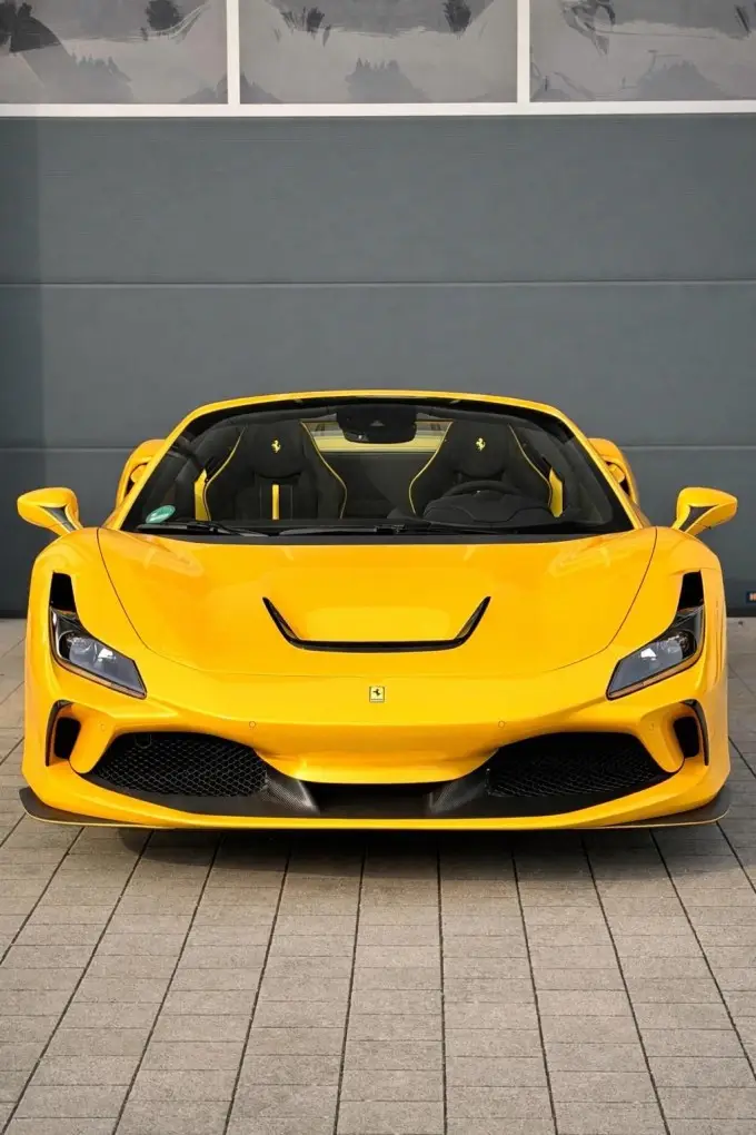 Ferrari F8 SPIDER 2023, rear view — Barcelona Luxury Car Rental, Barcelona. The Ferrari F8 Spider pairs a 720 hp twin-turbo V8 with a retractable hard top, giving…