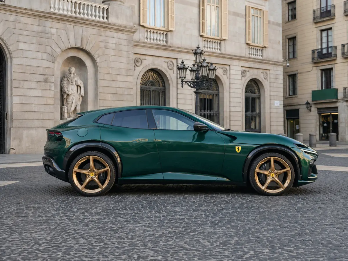 Ferrari Purosangue Atelier 2025, exterior — Barcelona Luxury Car Rental, Barcelona. The Ferrari Purosangue Atelier answers a question Ferrari clients have asked for years:…