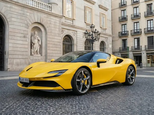 Ferrari SF90 Spider 2024 — Barcelona Luxury Car Rental, Barcelona