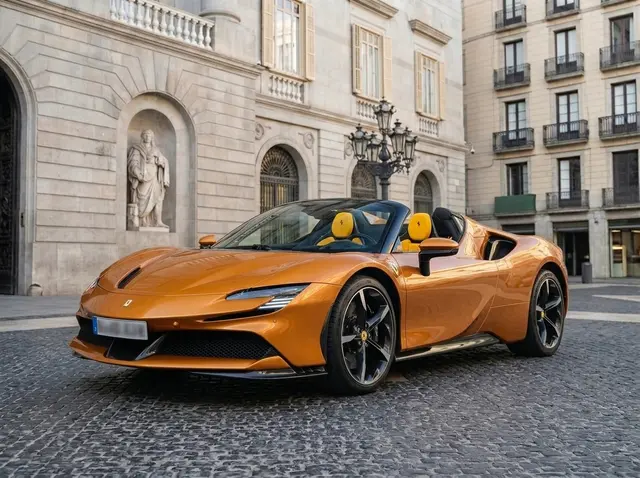 Ferrari SF90 Spider Tailor Made 2025 — Barcelona Luxury Car Rental, Barcelona