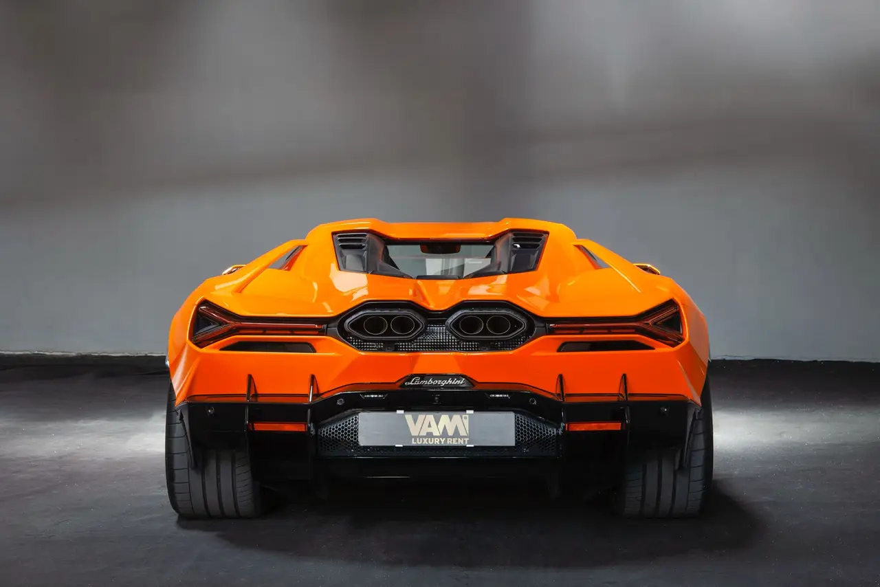 Lamborghini Revuelto 2026, interior — Barcelona Luxury Car Rental, Barcelona. The Lamborghini Revuelto is the marque's current flagship, pairing a naturally aspirated…