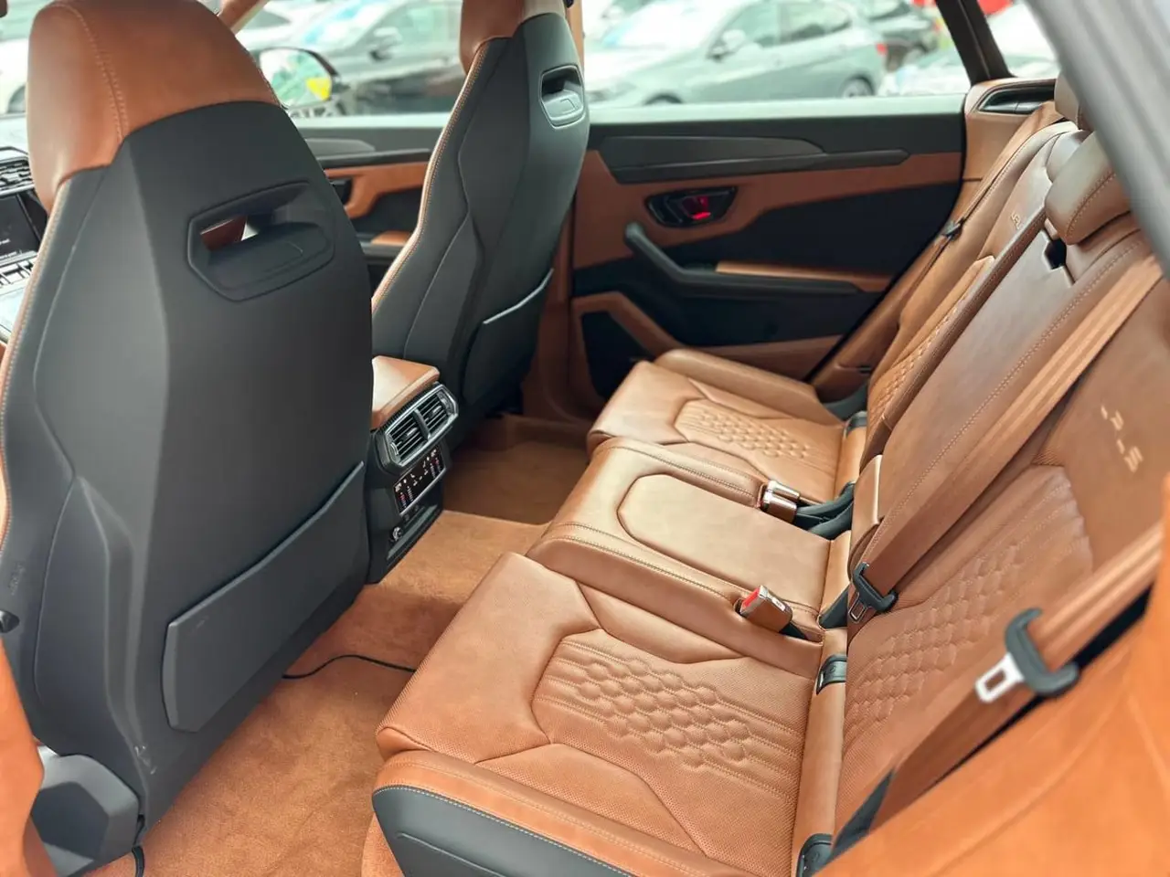 Lamborghini Urus S 2023, exterior — Barcelona Luxury Car Rental, Barcelona. The Lamborghini Urus S carries 657 hp inside a five-seat SUV body, a combination that…