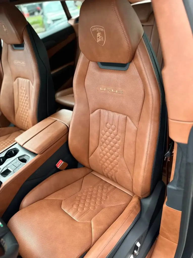 Lamborghini Urus S 2023, dashboard — Barcelona Luxury Car Rental, Barcelona. The Lamborghini Urus S carries 657 hp inside a five-seat SUV body, a combination that…