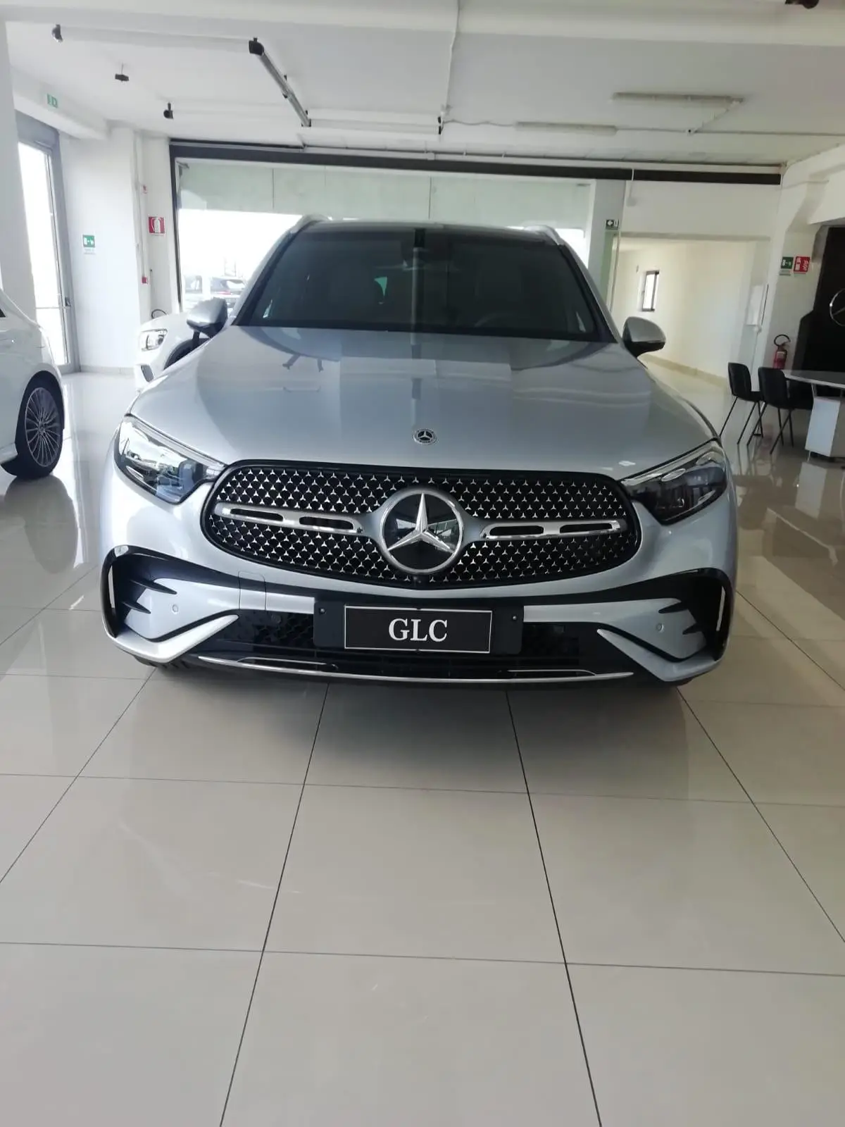 Mercedes Benz GLC 2025, front view — Barcelona Luxury Car Rental, Barcelona. The 2025 Mercedes Benz GLC sits in the fleet as the practical mid-size SUV: 258 hp, five…