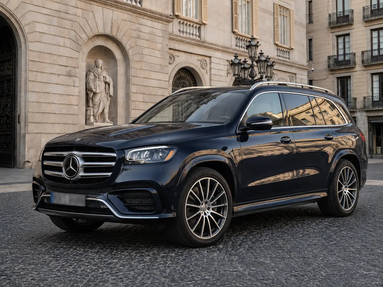 Mercedes Benz GLS-klasse 350 D Exclusive 7 Posti 2025 — Barcelona Luxury Car Rental, Барселона. Mercedes Benz GLS-klasse 350 D Exclusive 7 Posti 2025 года — семиместный люксовый…