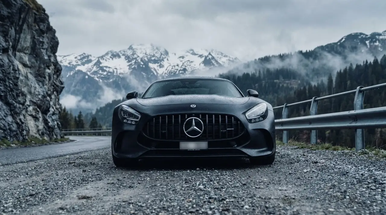 Mercedes Benz GT63 AMG Coupe 2024, interior — Barcelona Luxury Car Rental, Barcelona. The Mercedes Benz GT63 AMG Coupe pairs a 577 hp AMG drivetrain with a long, low bonnet…
