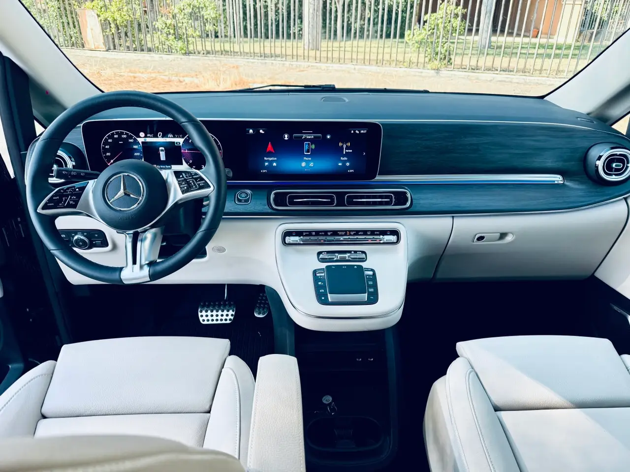 Mercedes Benz V300 4x4 XL VIP (Captain, 7 seat) 2025, rear view — Barcelona Luxury Car Rental, Barcelona. The 2025 Mercedes Benz V300 4x4 XL VIP is built for moving people, not making a scene.…