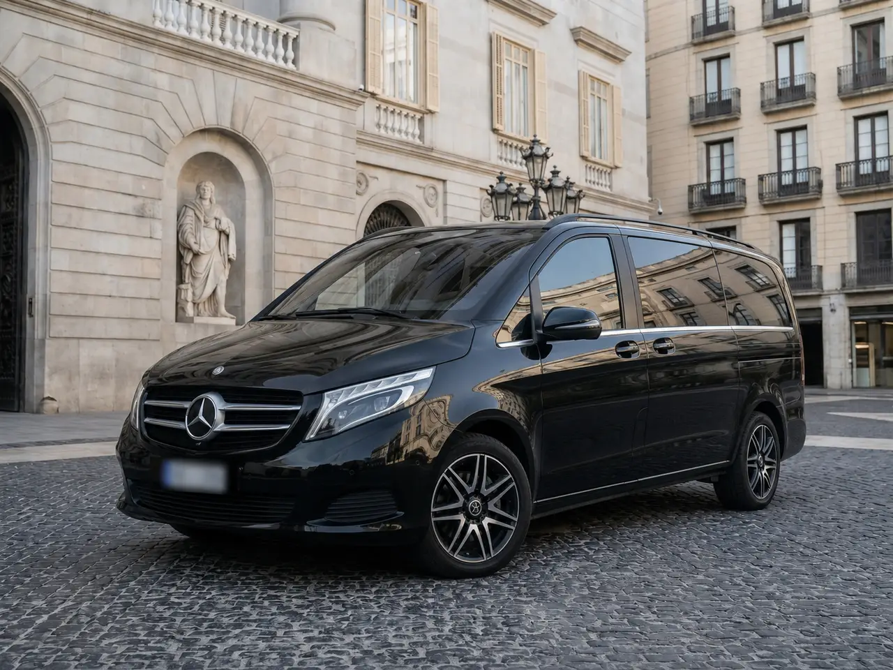 Mercedes Benz V300 8 seats 2025 — Barcelona Luxury Car Rental, Barcelona. The Mercedes Benz V300 is built for a specific job: moving a full group in one vehicle,…
