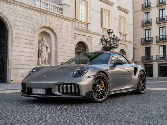 Porsche 911 992 Carrera Turbo S Cabrio 2026 — Barcelona Luxury Car Rental, Barcelona