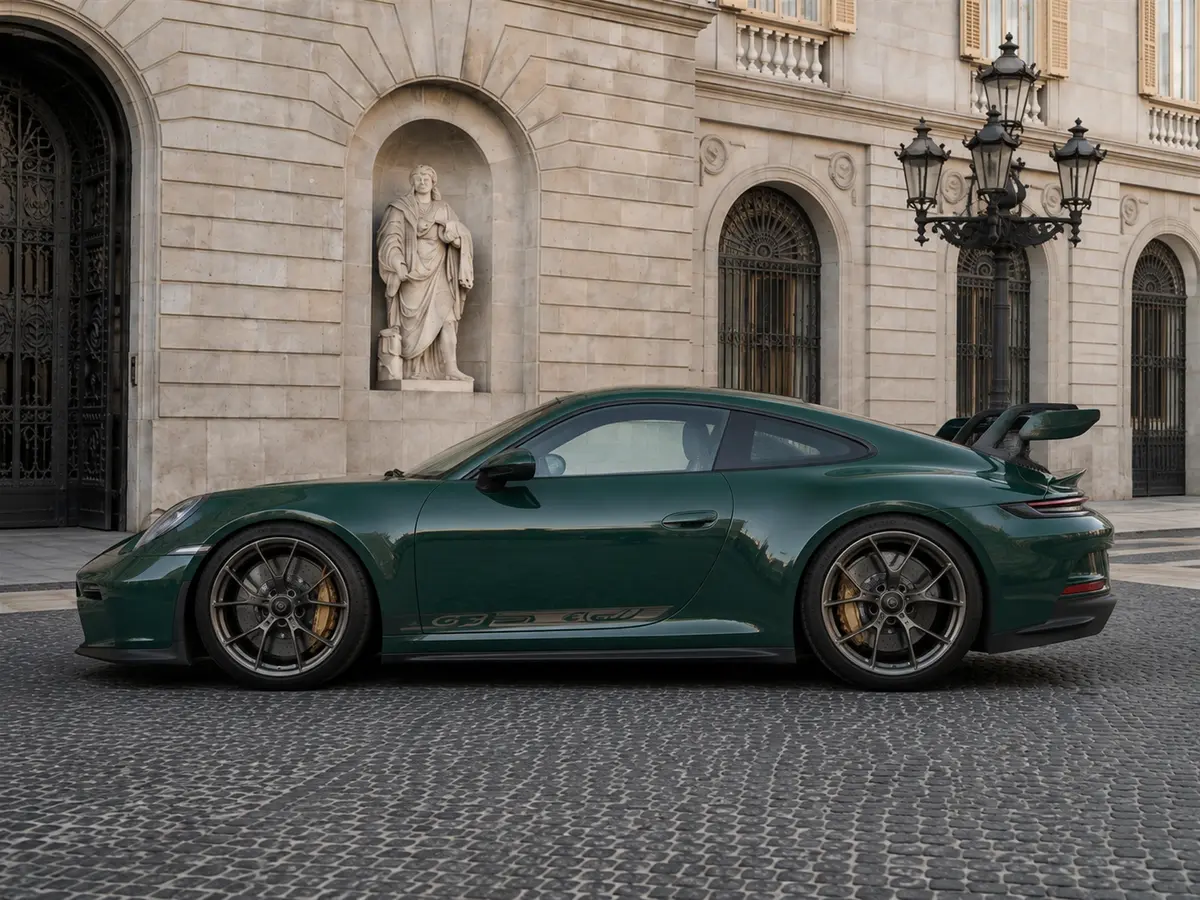 Porsche 911 GT3 2026, exterior — Barcelona Luxury Car Rental, Barcelona. The 2026 Porsche 911 GT3 is built for drivers who want feedback, not just speed. With 510…