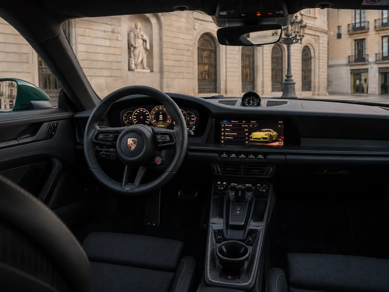 Porsche 911 GT3 2026, interior — Barcelona Luxury Car Rental, Barcelona. The 2026 Porsche 911 GT3 is built for drivers who want feedback, not just speed. With 510…