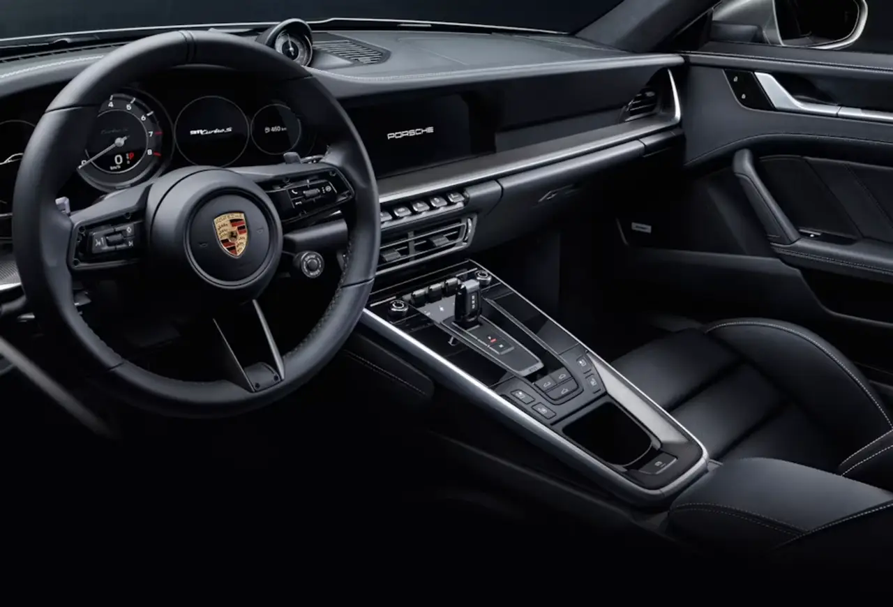 Porsche 992 Carrera 4 GTS Cabrio 2024, exterior — Barcelona Luxury Car Rental, Barcelona. The 992-generation Carrera 4 GTS Cabrio sits at the point where Porsche's engineering…