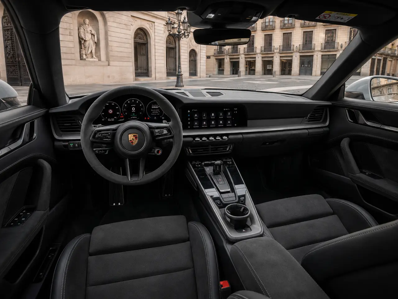 Porsche Carrera Spyder 992,2 GTS 2025, interior — Barcelona Luxury Car Rental, Barcelona. The Porsche Carrera Spyder 992.2 GTS pairs a 541 hp flat-six with a chassis tuned for…