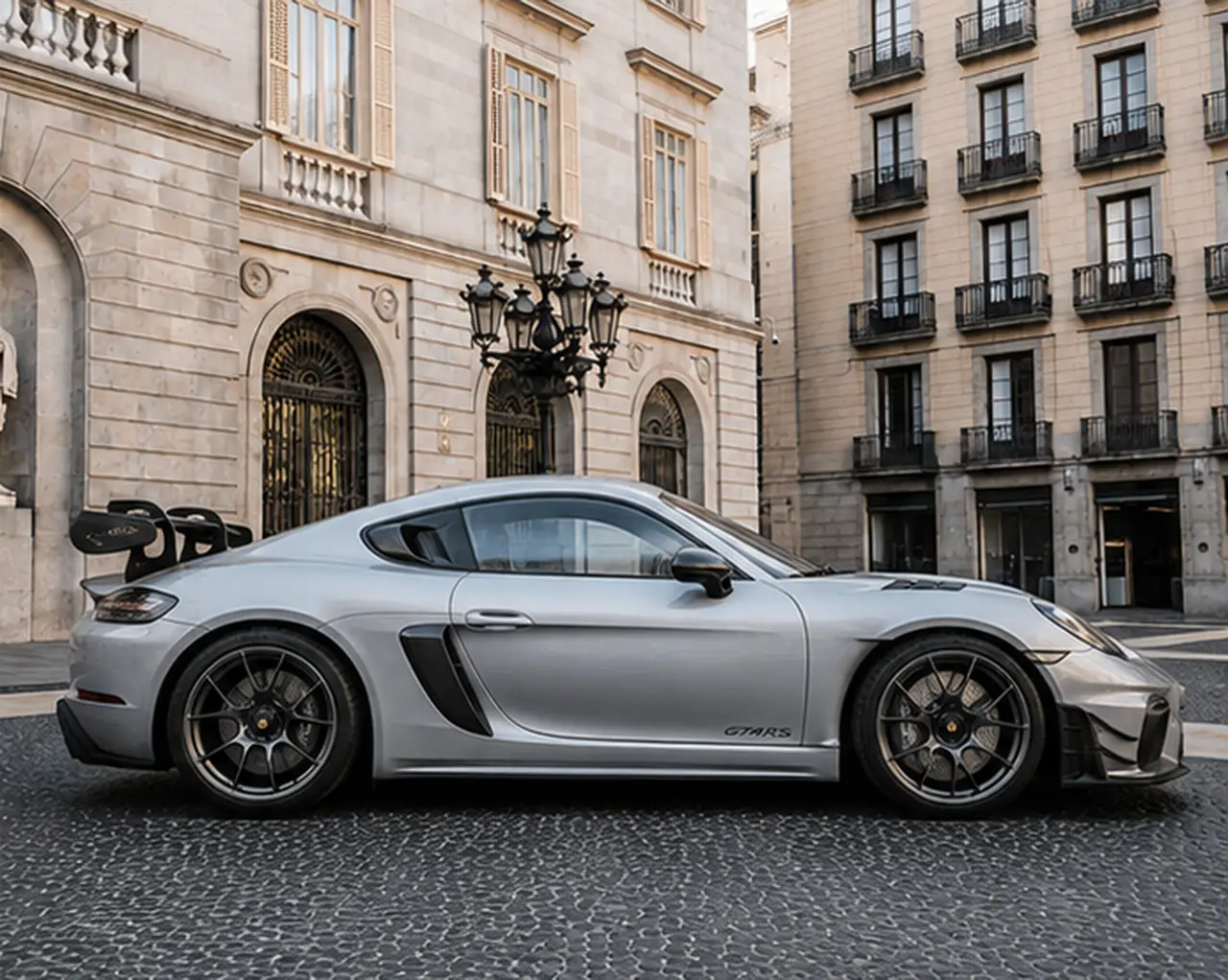 Porsche GT4 RS 2024, front view — Barcelona Luxury Car Rental, Barcelona. The 2024 Porsche GT4 RS is built around one idea: a naturally aspirated engine and a…
