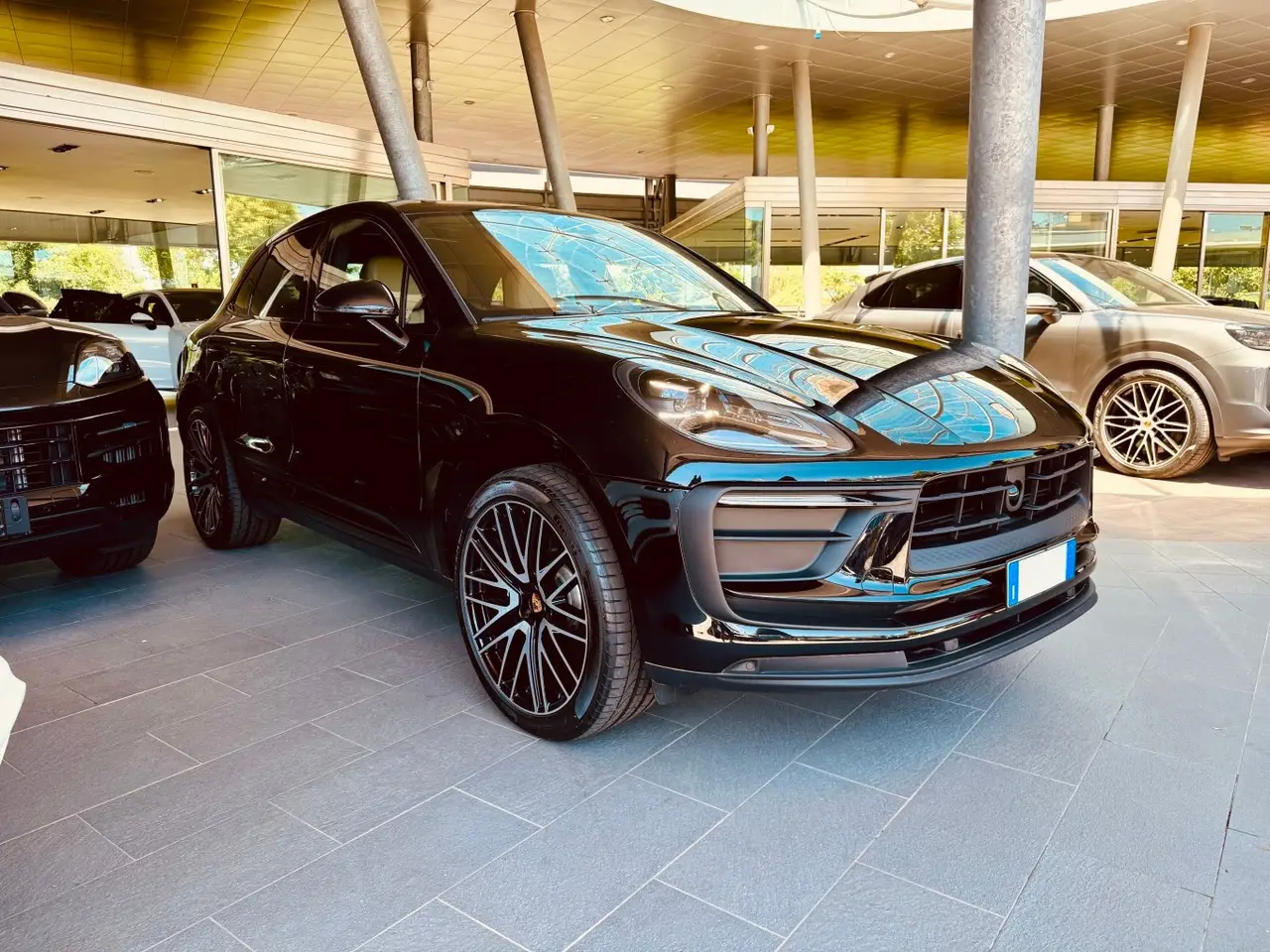 Porsche Macan 2024, exterior — Barcelona Luxury Car Rental, Barcelona. The 2024 Porsche Macan brings a sensible kind of confidence to daily driving: 265 hp…