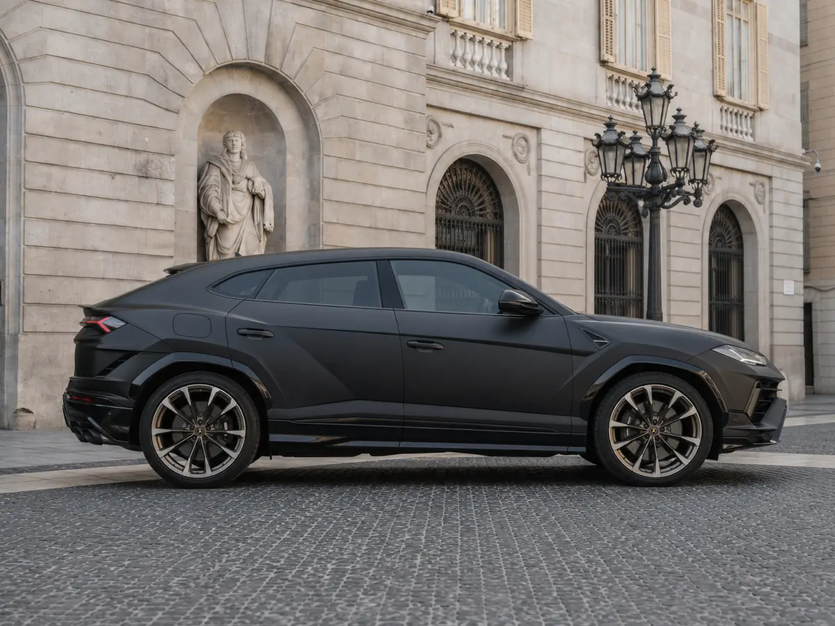 Porsche Macan 2024, front view — Barcelona Luxury Car Rental, Barcelona. The 2024 Porsche Macan brings a sensible kind of confidence to daily driving: 265 hp…