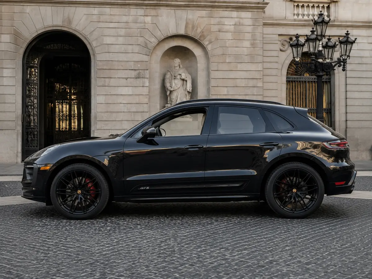 Porsche Macan GTS 2024, exterior — Barcelona Luxury Car Rental, Barcelona. The Porsche Macan GTS pairs 440 hp with the practicality of five seats, giving it a…